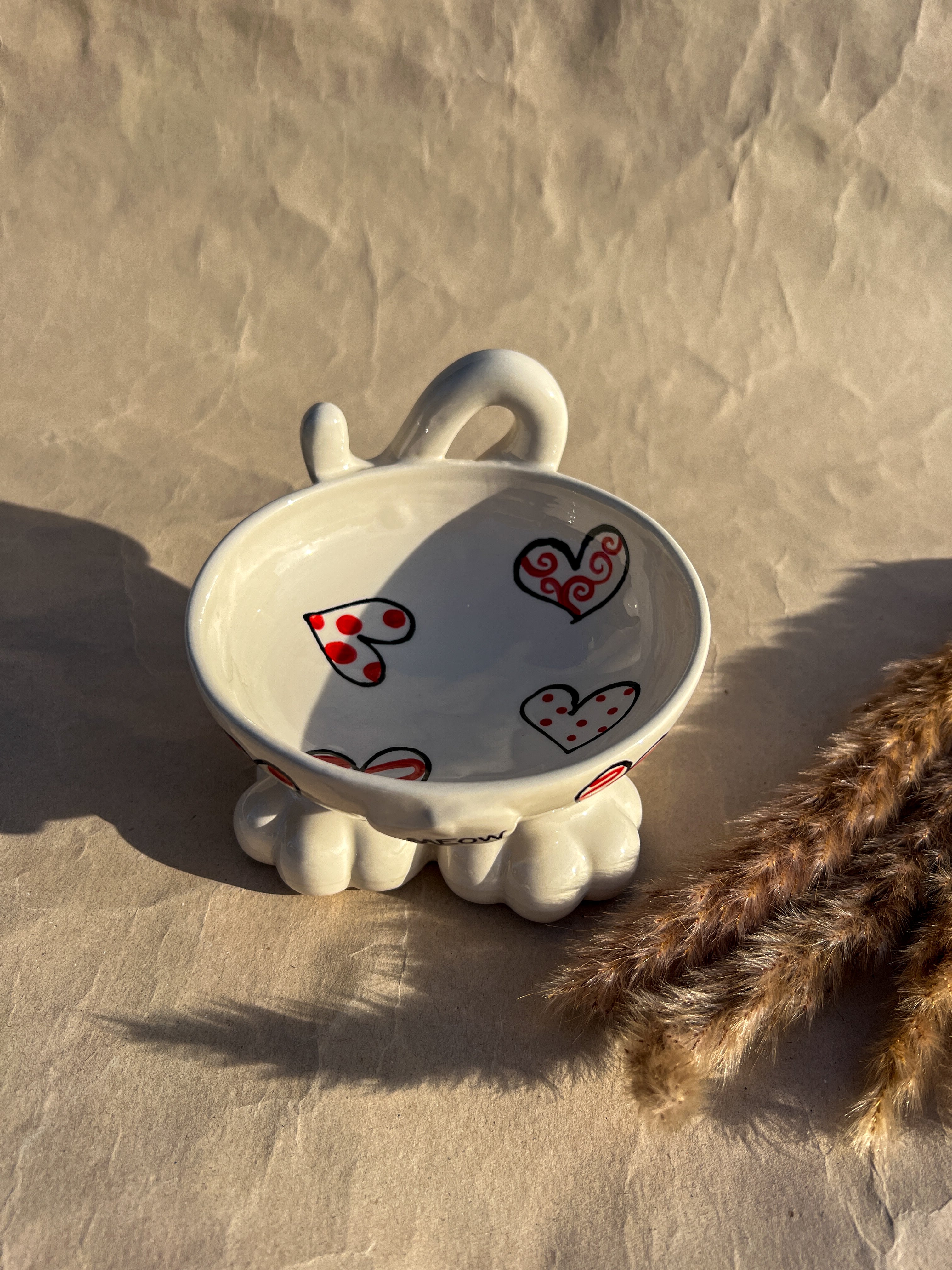 Raised Cat paws- Hearts