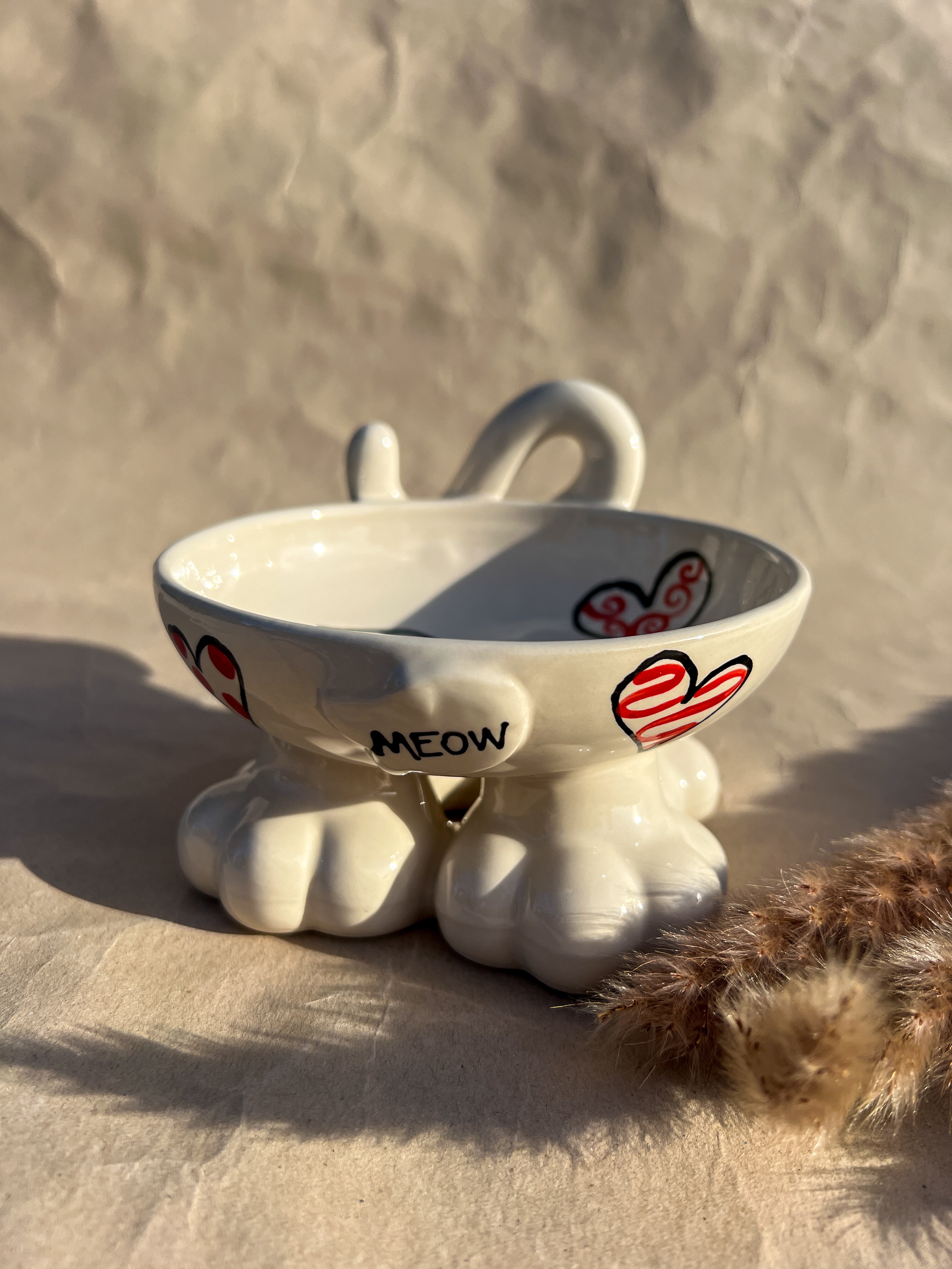 Raised Cat paws- Hearts