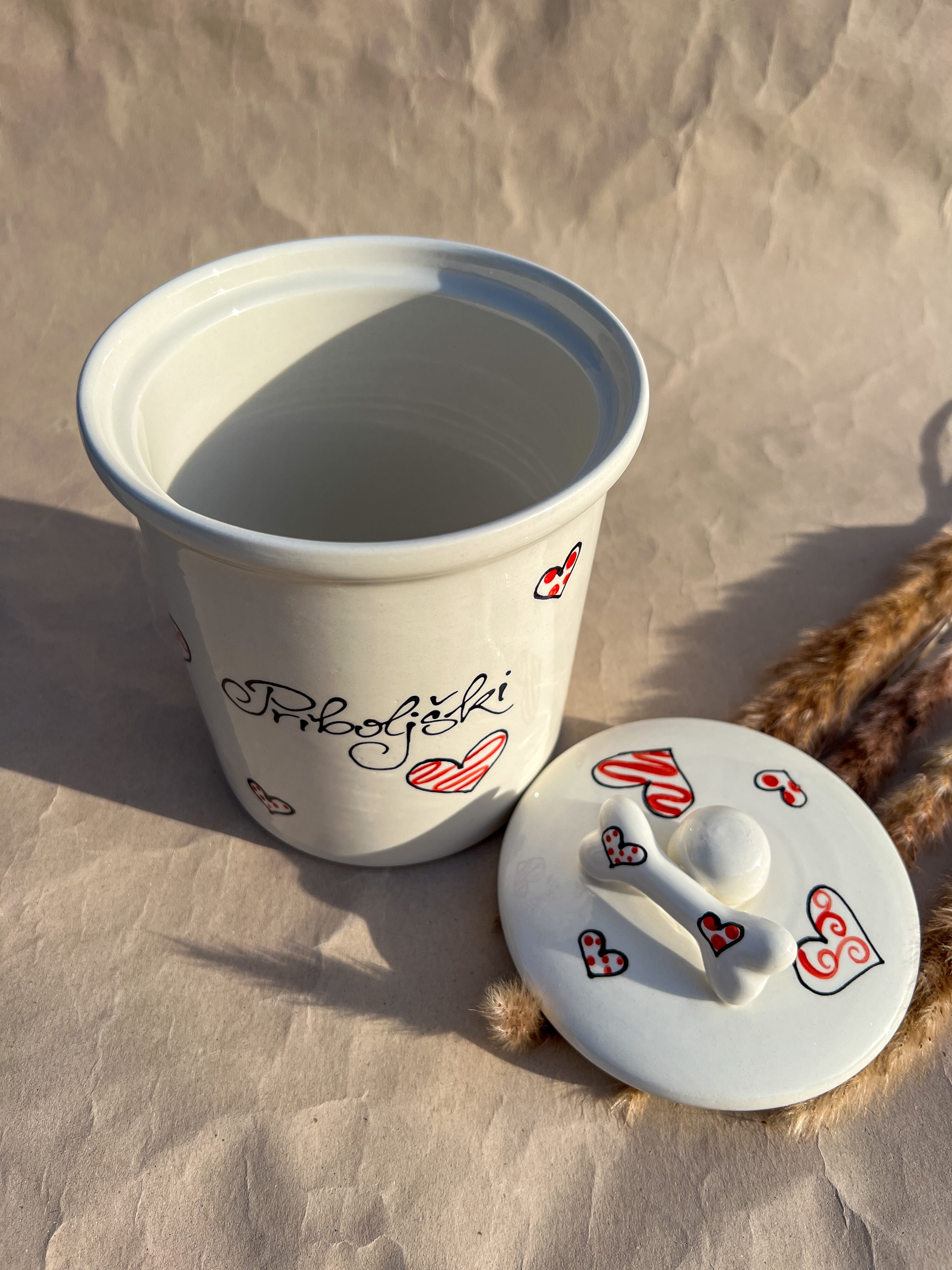 Treat Jar - Hearts -