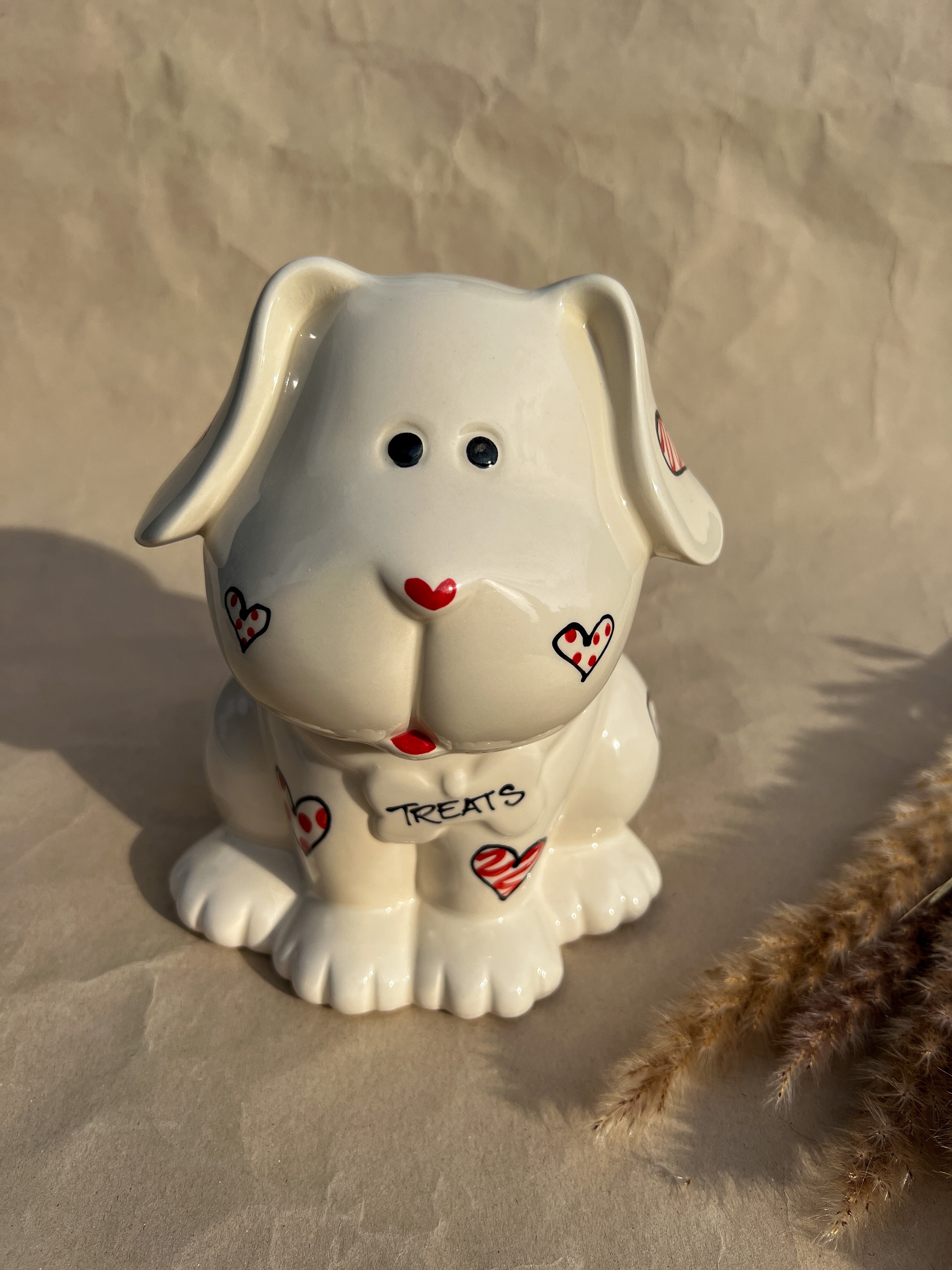 Treat Jar - Hearts -