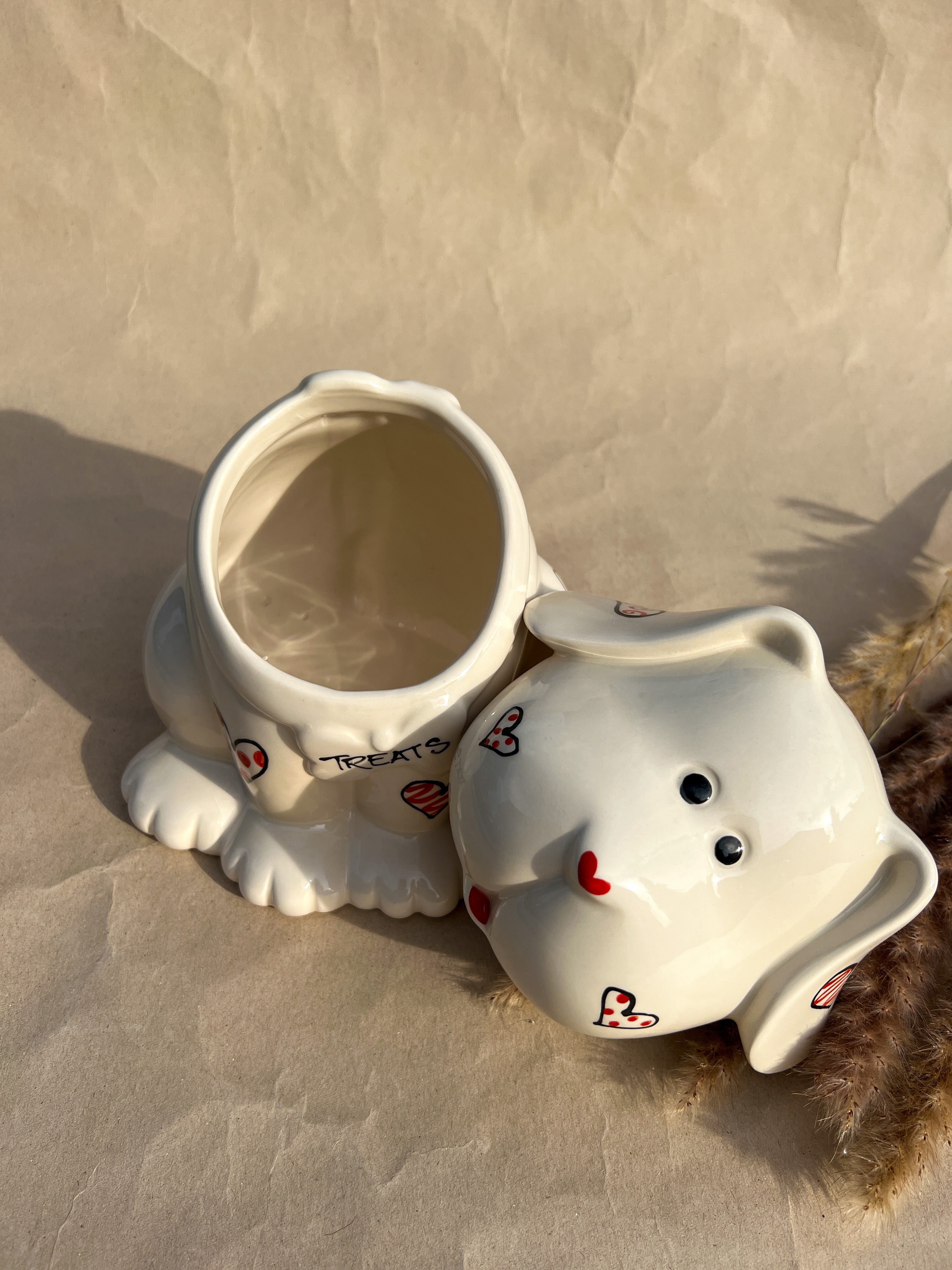 Treat Jar - Hearts -