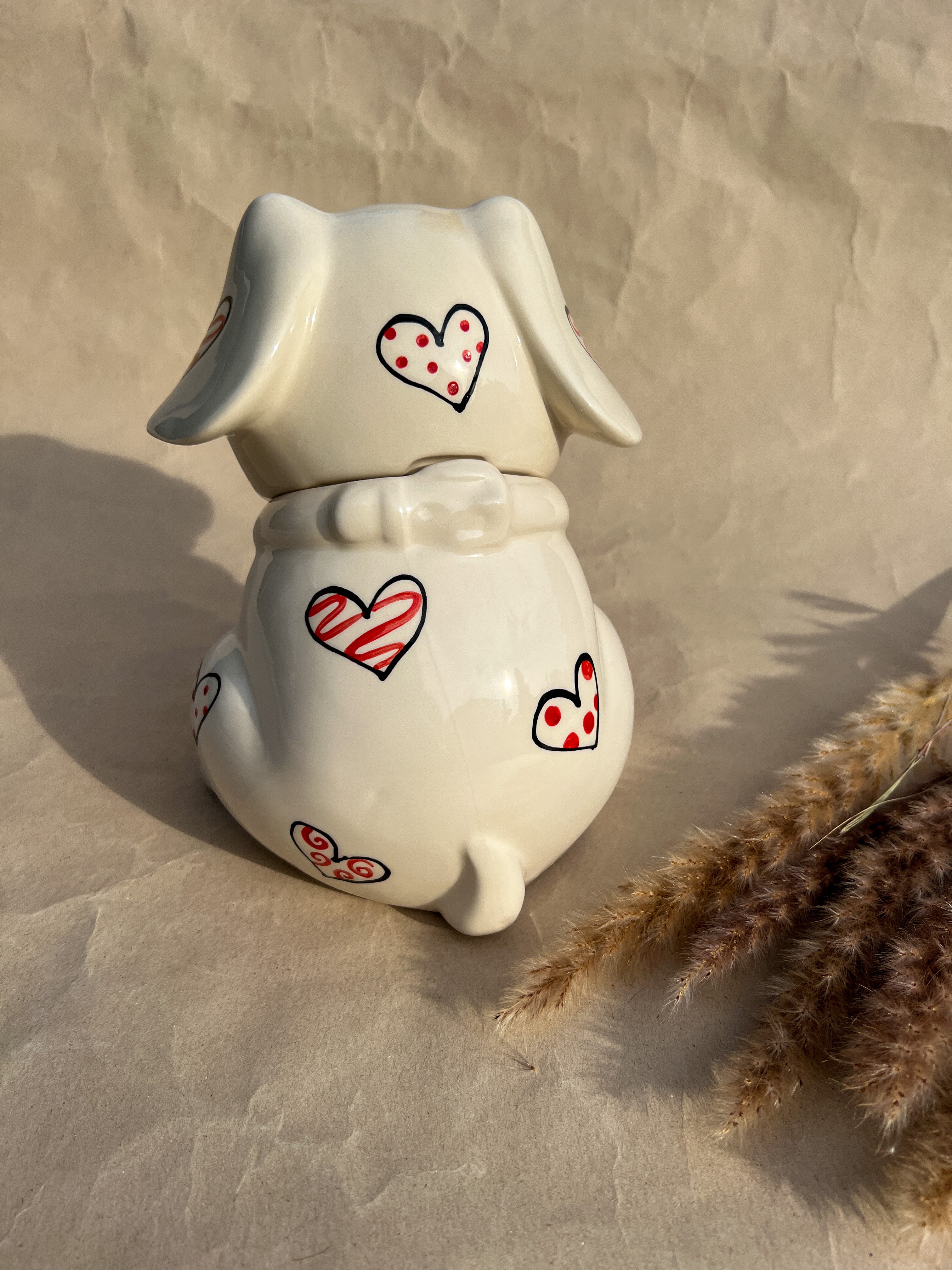 Treat Jar - Hearts -