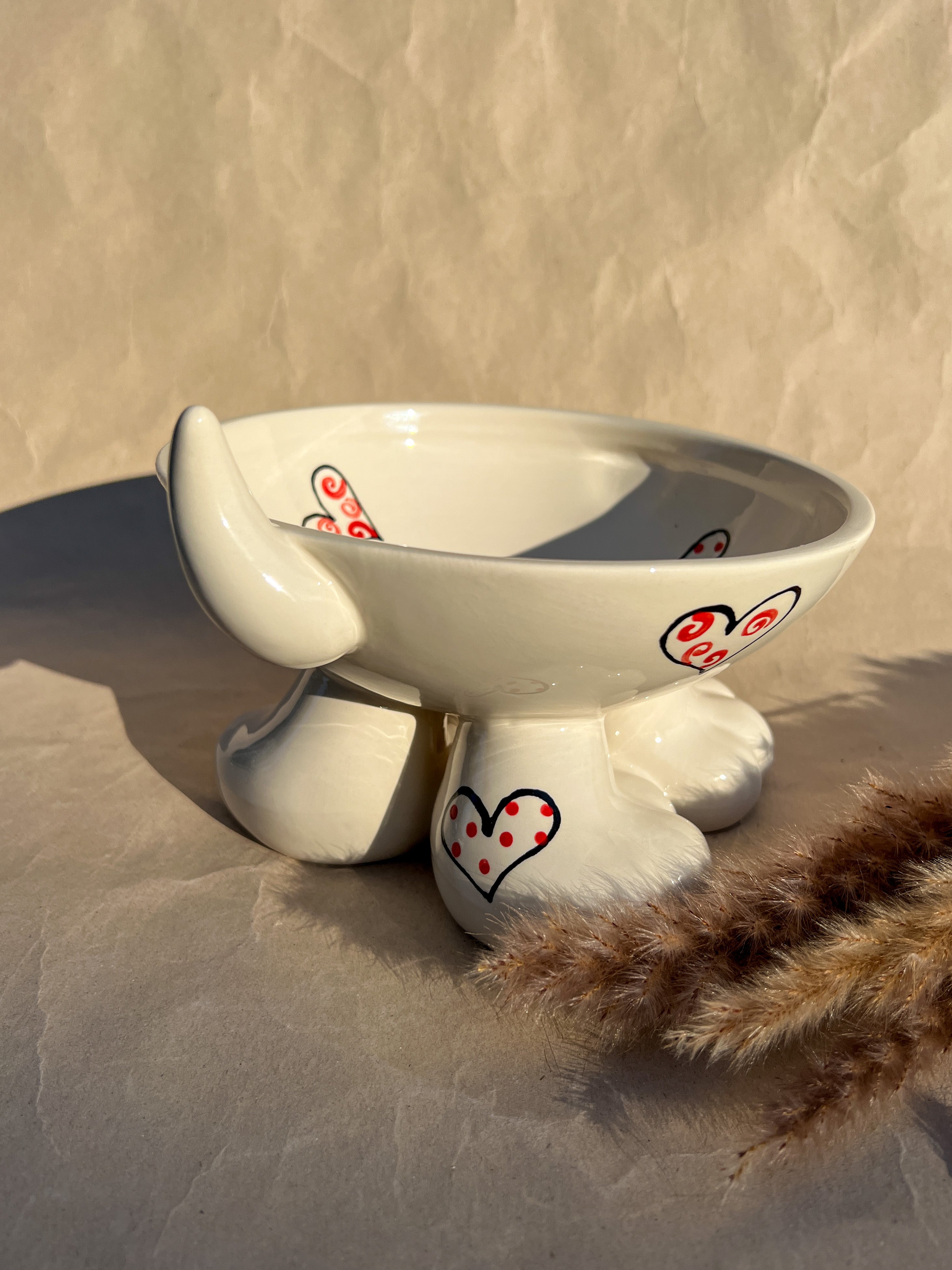 Raised Paws - Hearts