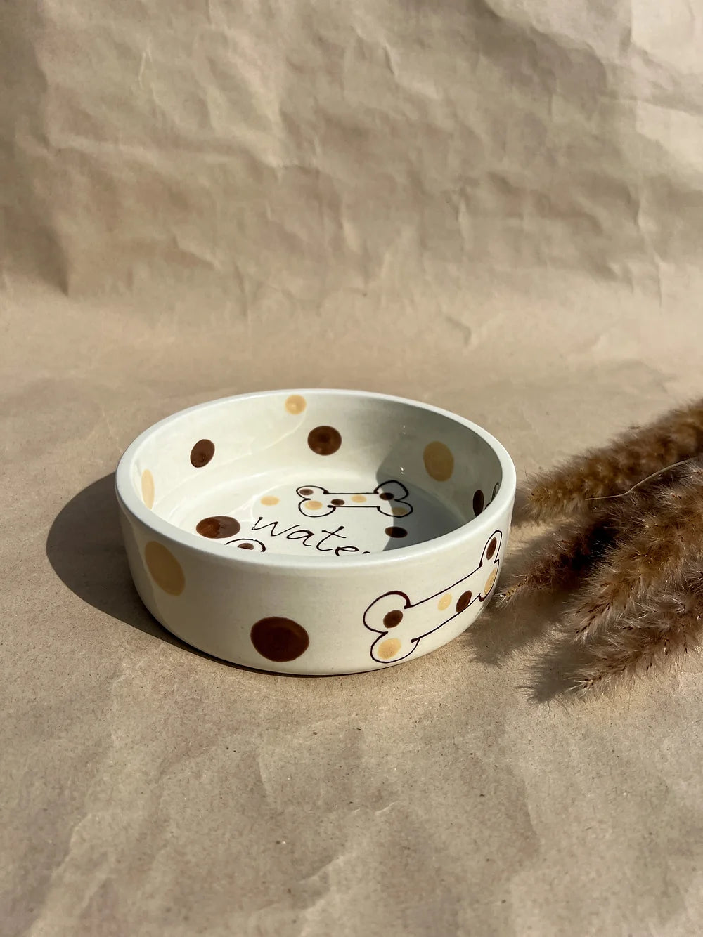 SNOOPY - Brown Dots / Bone -